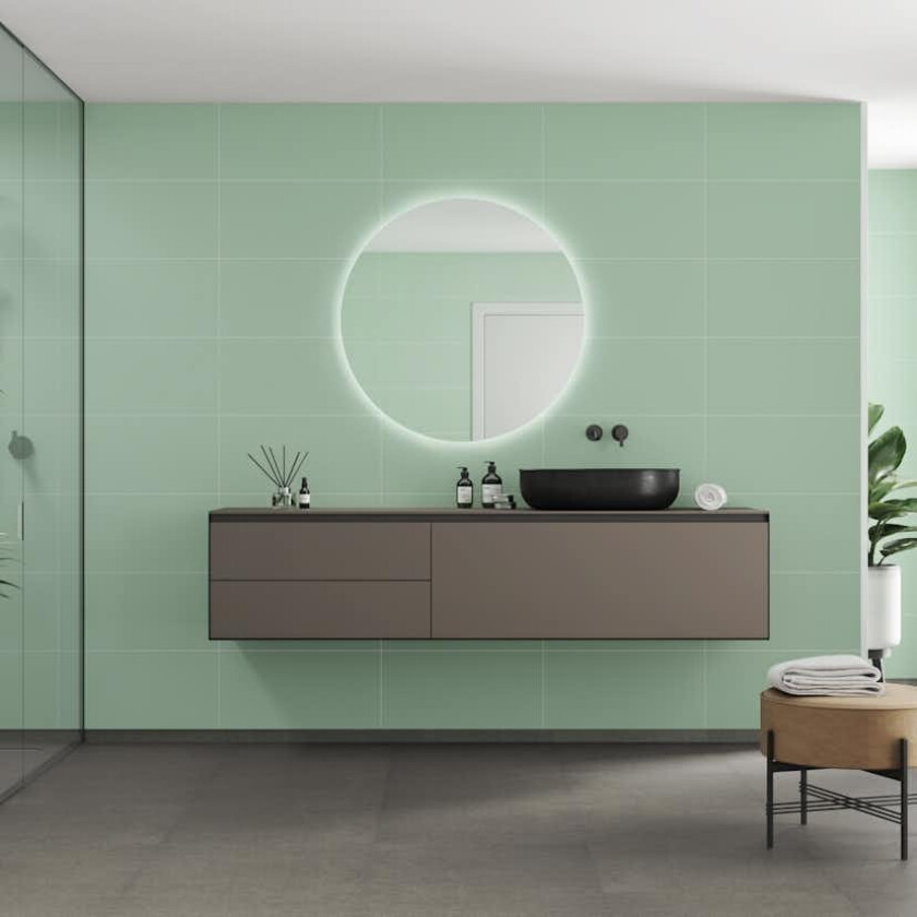 Baderomspanel Fibo 3085-6030 EM Light Green