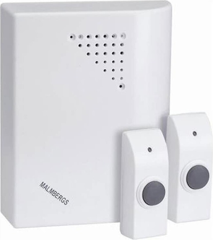 Dørklokke Malmbergs Trådløs 2 Ringeknapper