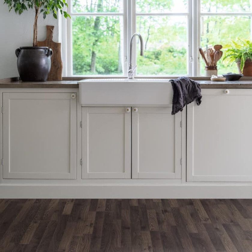 Laminatgulv Pergo Perstorp Pro Dark brown oak 3-Stav