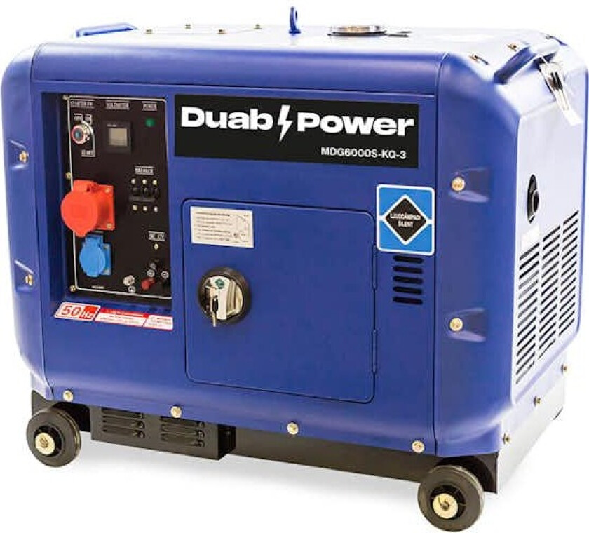 Strømaggregat Duab-Power MDG6000S-KQ-3 3-fas Diesel Stillegående