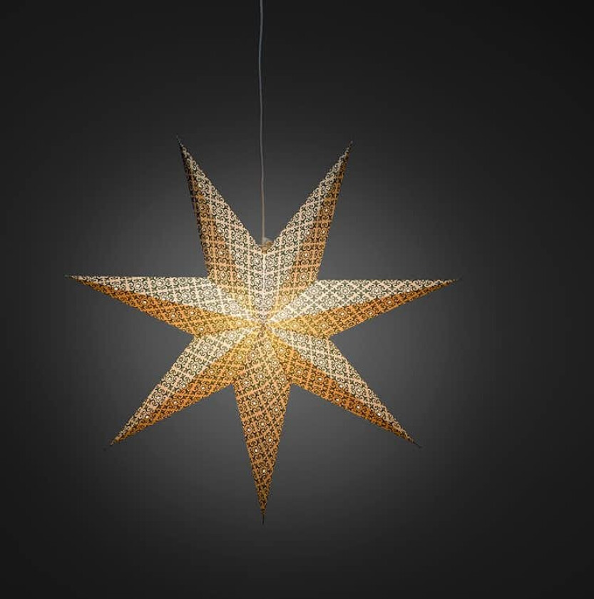 Adventsstjerne Gnosjö Konstsmide Hengende Mønstret