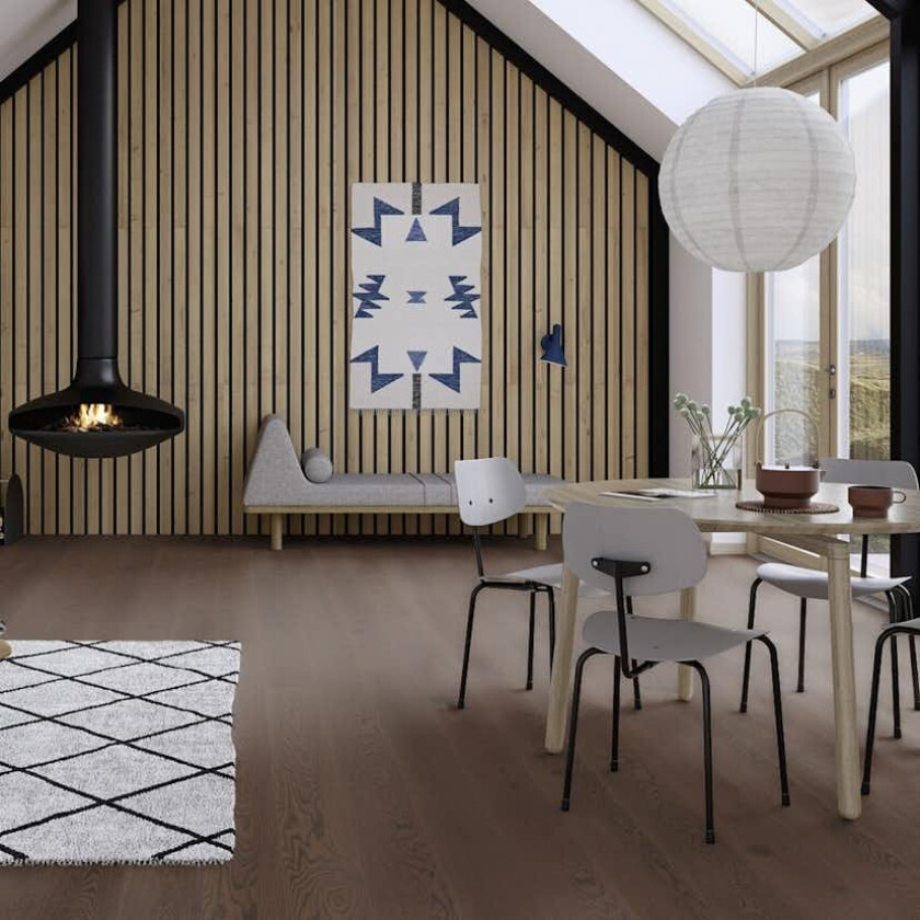 Parkett Boen Eik Brazilianbrown B 1-Stav