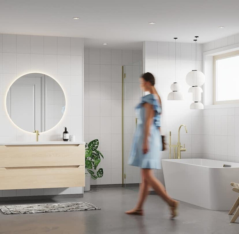 Baderomspanel Fibo 2094-M2030 S White
