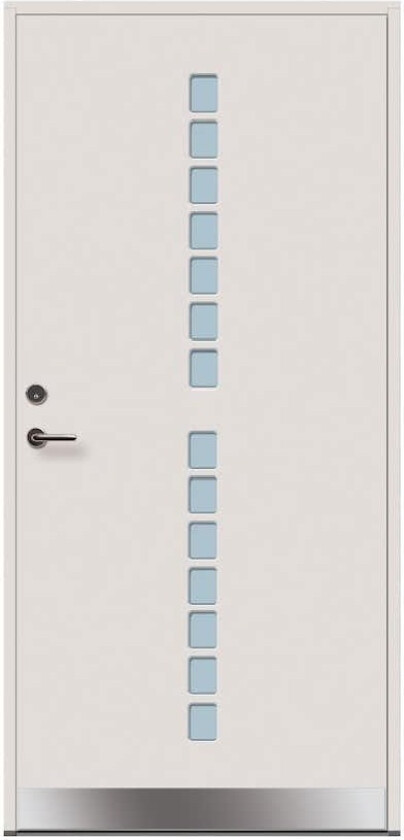 Ytterdør Tundøren Tun 656 Funkis Hvit