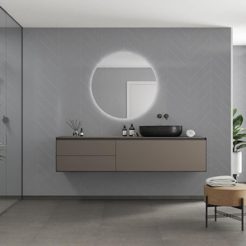 Baderomspanel Fibo 4115-M78 Medium Grey