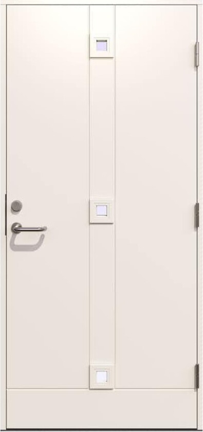 Ytterdør Gilje Hefaitos 3 Glass