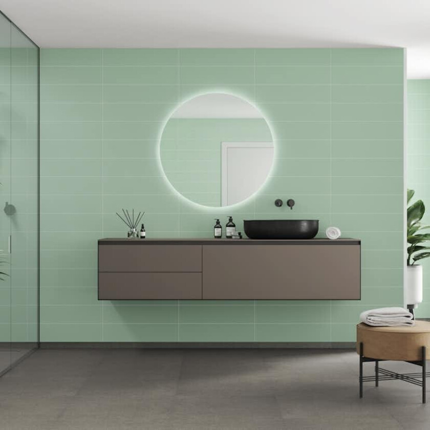 Baderomspanel Fibo 3085-M6015 EM Light Green
