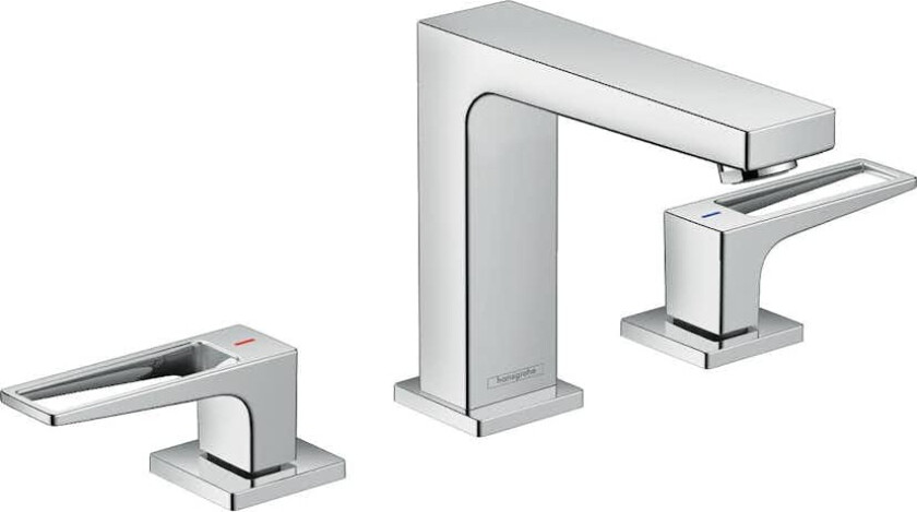 Servantbatteri Hansgrohe Metropol 110 3-hulls med Bøylehåndtak