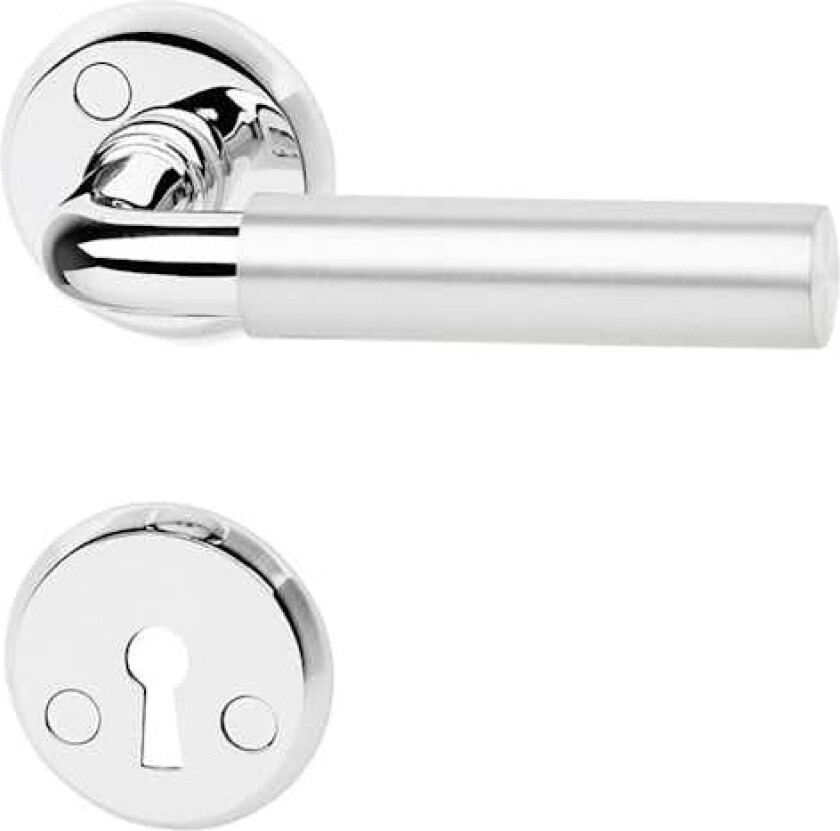 Innerdørvrider Habo A387 Aluminium/Krom