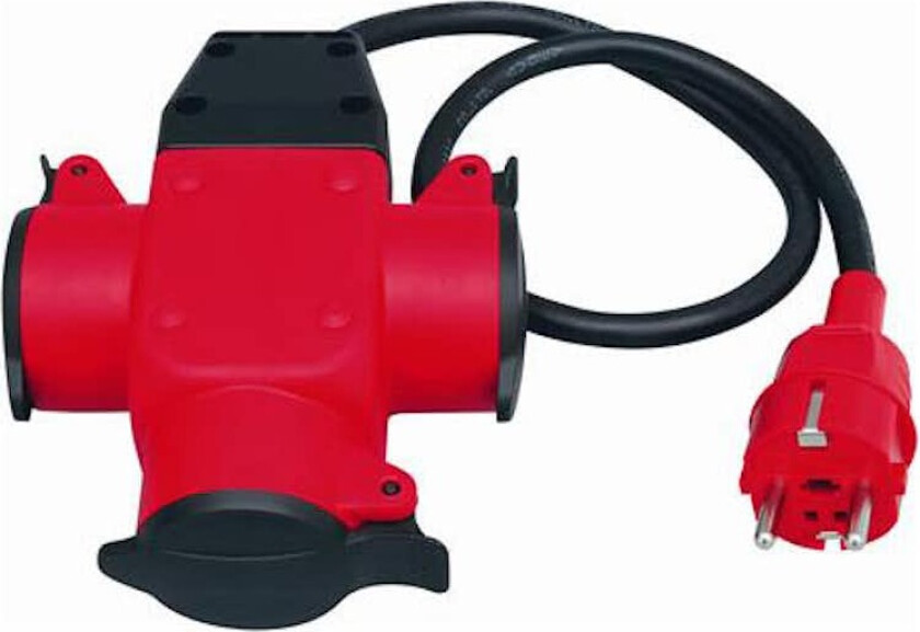 Forgrener Malmbergs 3-Veis IP44 Rød