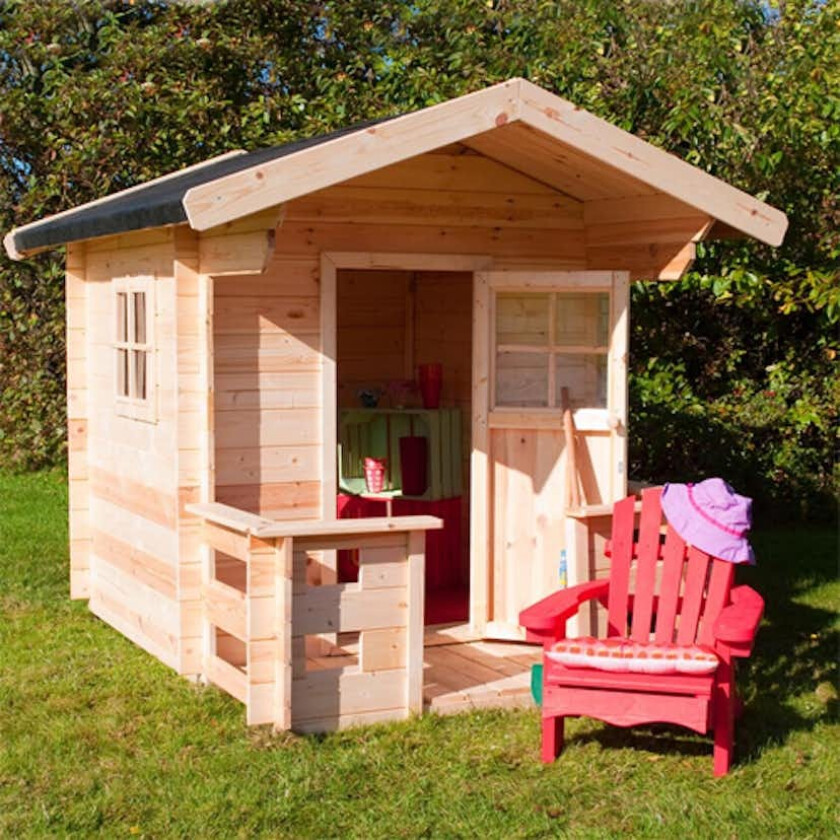 Bilde av Lekestue PLUS med terrasse 134 x 134 cm