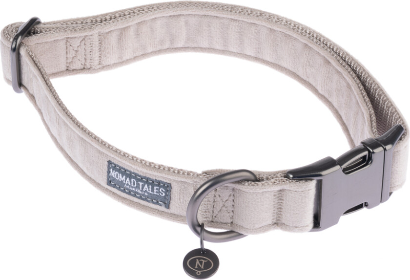 Blush halsbånd, beige - Str S: 28 - 45 cm Halsomfang, B 15 mm