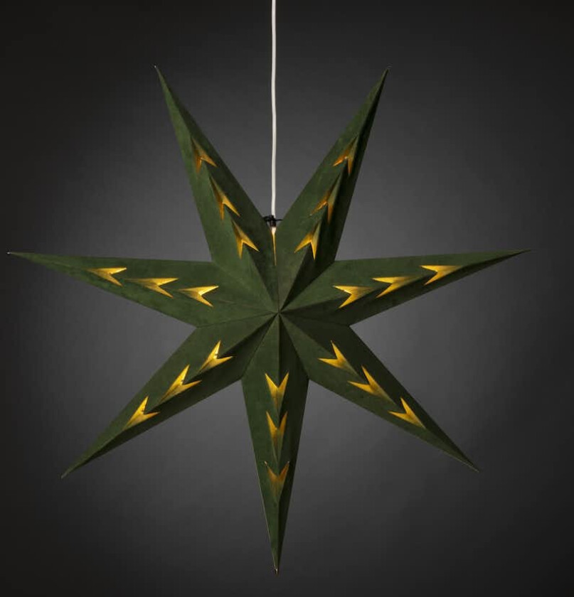 Adventsstjerne Gnosjö Konstsmide 5953 Fløyel 78 cm