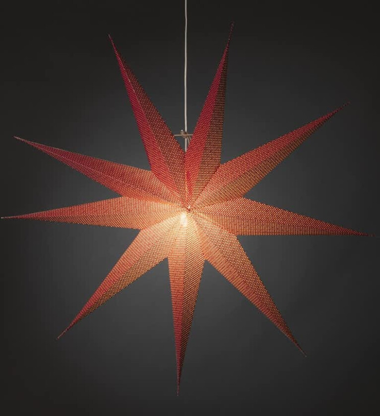 Adventsstjerne Gnosjö Konstsmide 9-spiss 115 cm