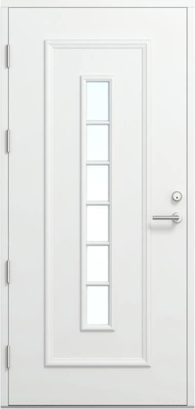 Ytterdør Bygg1 Fjord 11 Klarglass Hvit