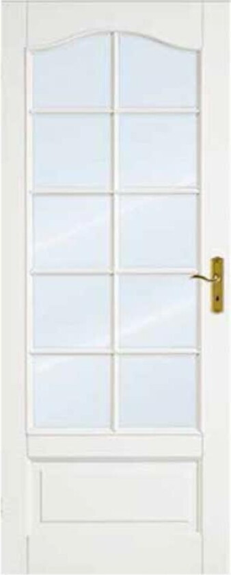 Innerdør Scanflex Pernille Hvit Klarglass 2x5