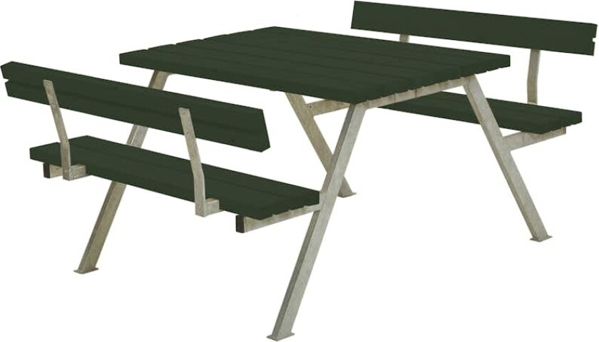 Piknikbord PLUS Alpha 118 cm Grønn