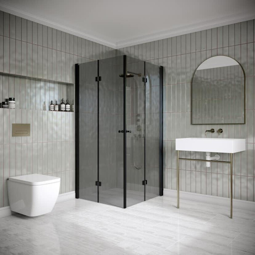 Dusjhjørne Hietakari Classic 150 Foldbare Dører