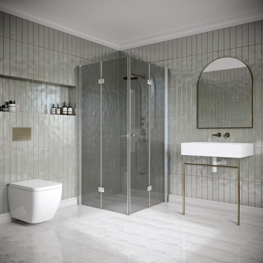 Dusjhjørne Hietakari Classic 150 Foldbare Dører