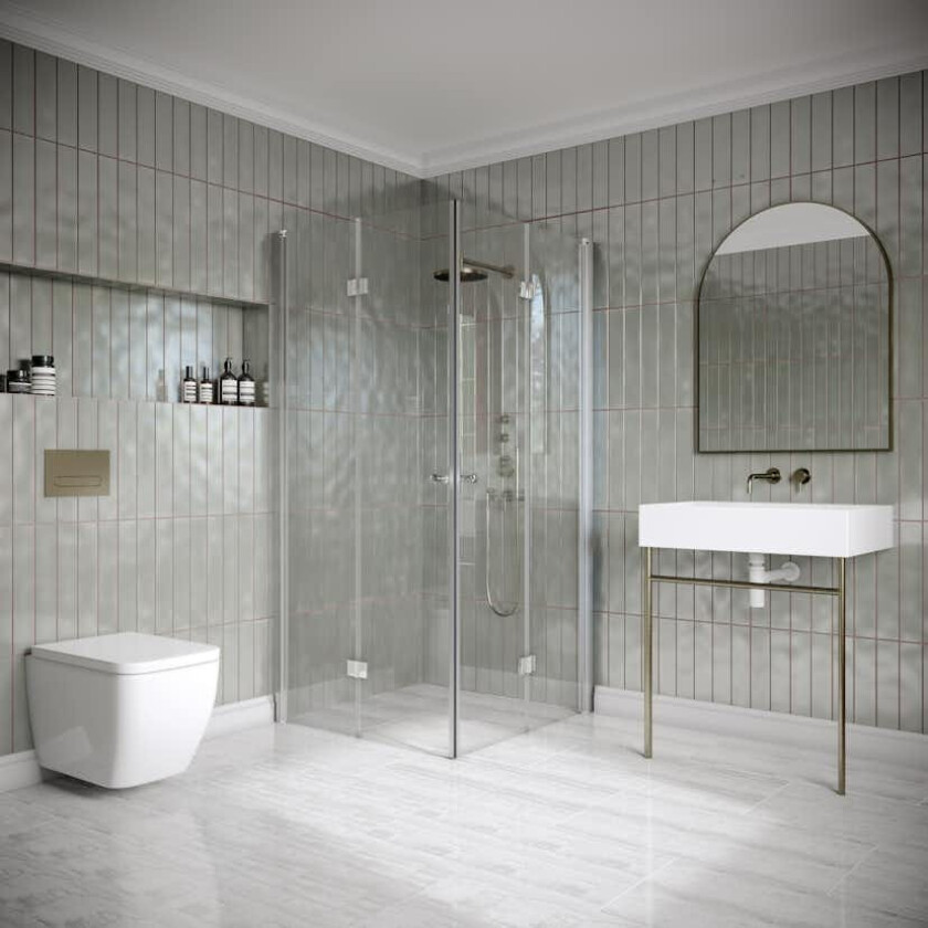 Dusjhjørne Hietakari Classic 150 Foldbare Dører