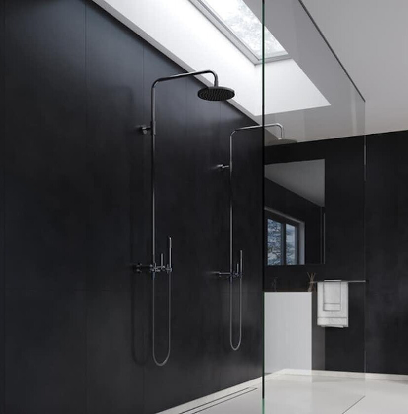Baderomspanel Fibo 2127-M6080 Dark Ash