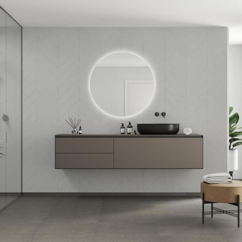 Baderomspanel Fibo 2145-M78 Grey Cement