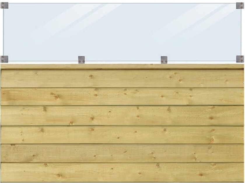 Levegg PLUS Klink med Glass 174x125