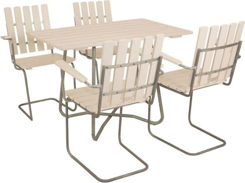 Spisegruppe Eden Wood Amanda med 4 Stoler