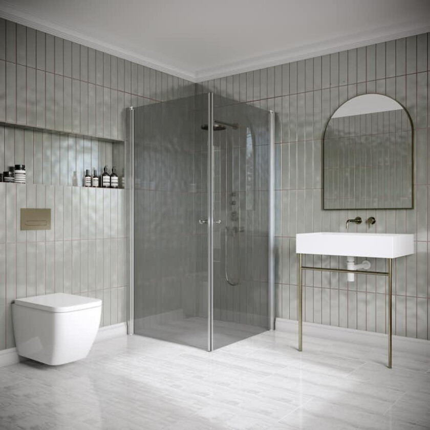 Dusjhjørne Hietakari Classic 148 Vendbare Dører