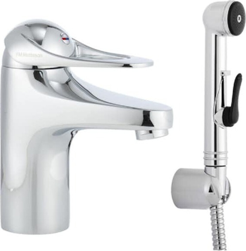 Servantbatteri FM Mattsson 9000E ll med Hånddusj