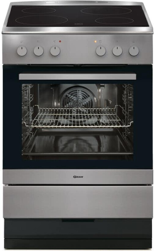 Komfyr Gram EK 5600-90 VF X 400 V med Glasskeramisk Koketopp