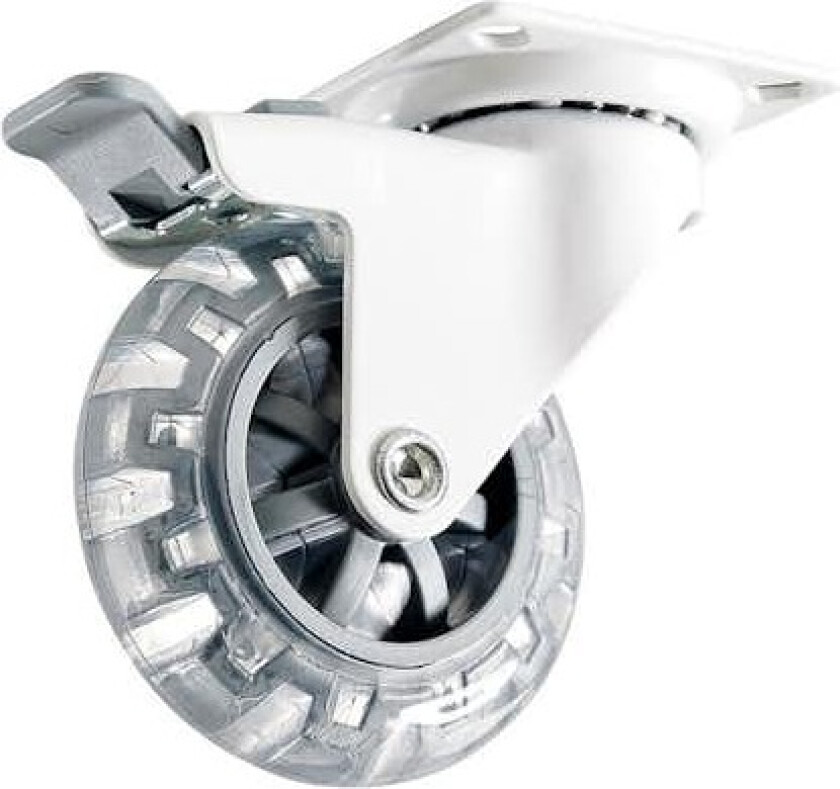 Bilde av Møbelhjul Habo 4107 med Brems 75 mm