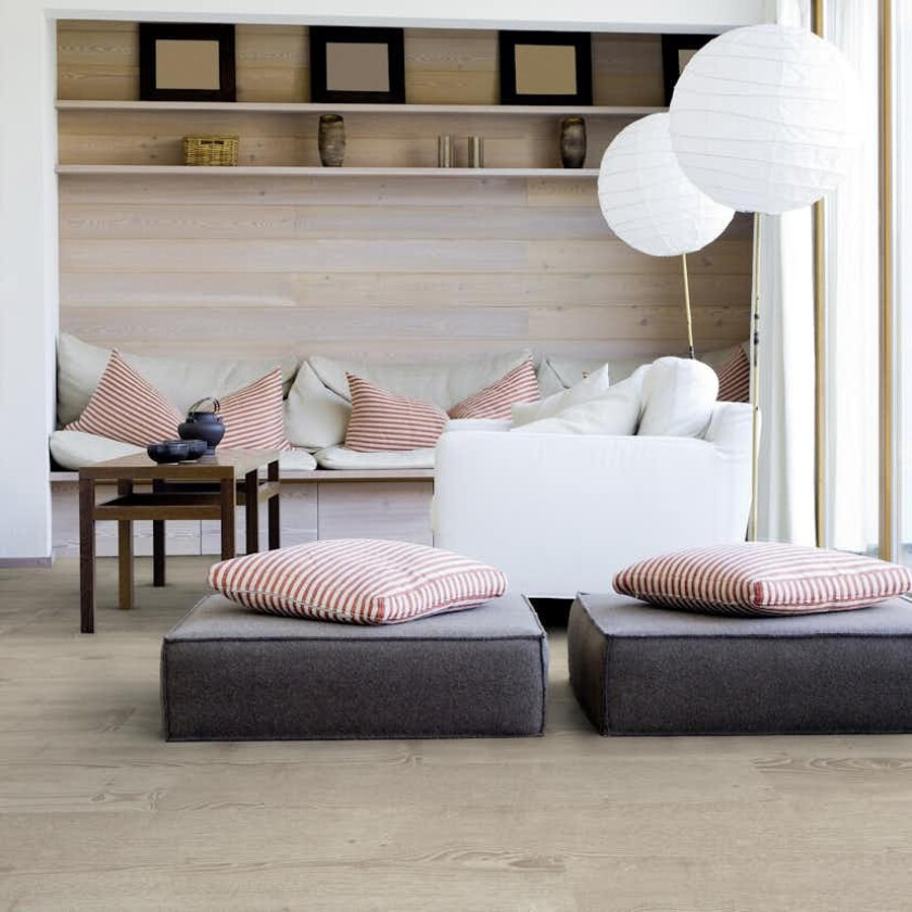 Vinylgulv Tarkett iD Click Ultimate 55 Scandinavian Oak Medium Beige