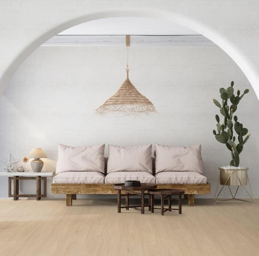 Vinylgulv Gerflor Virtuo 55 Rigid Acoustic Blomma Beige - Eir