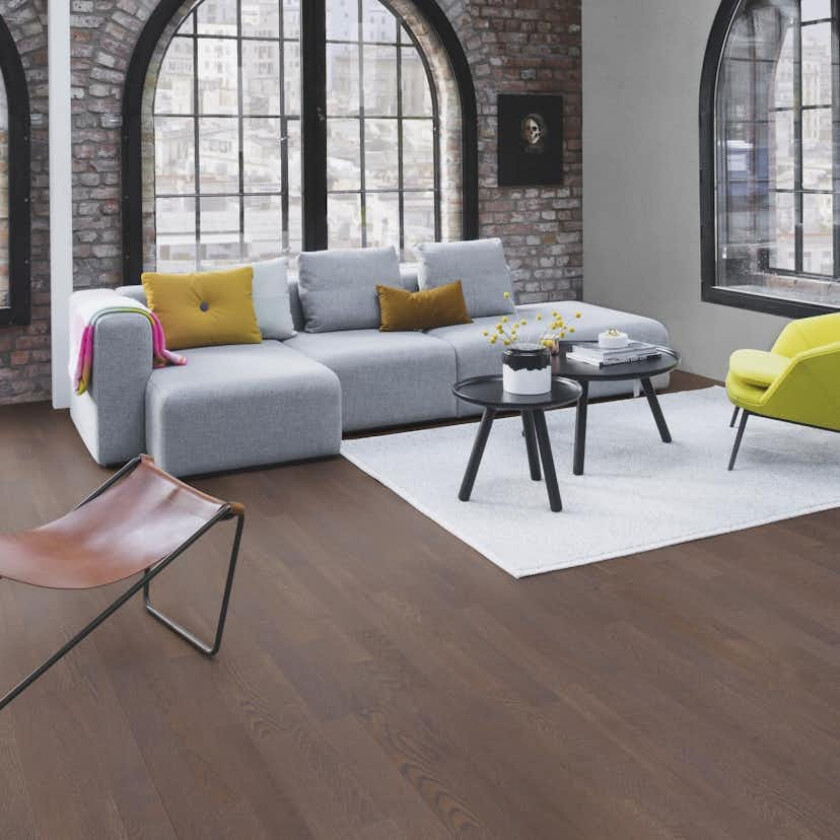 Parkett Boen Eik Elephant Grey 3-Stav