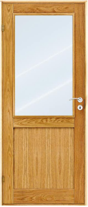 Innerdør Scanflex Trend Duo Lakkert Eik Klarglass