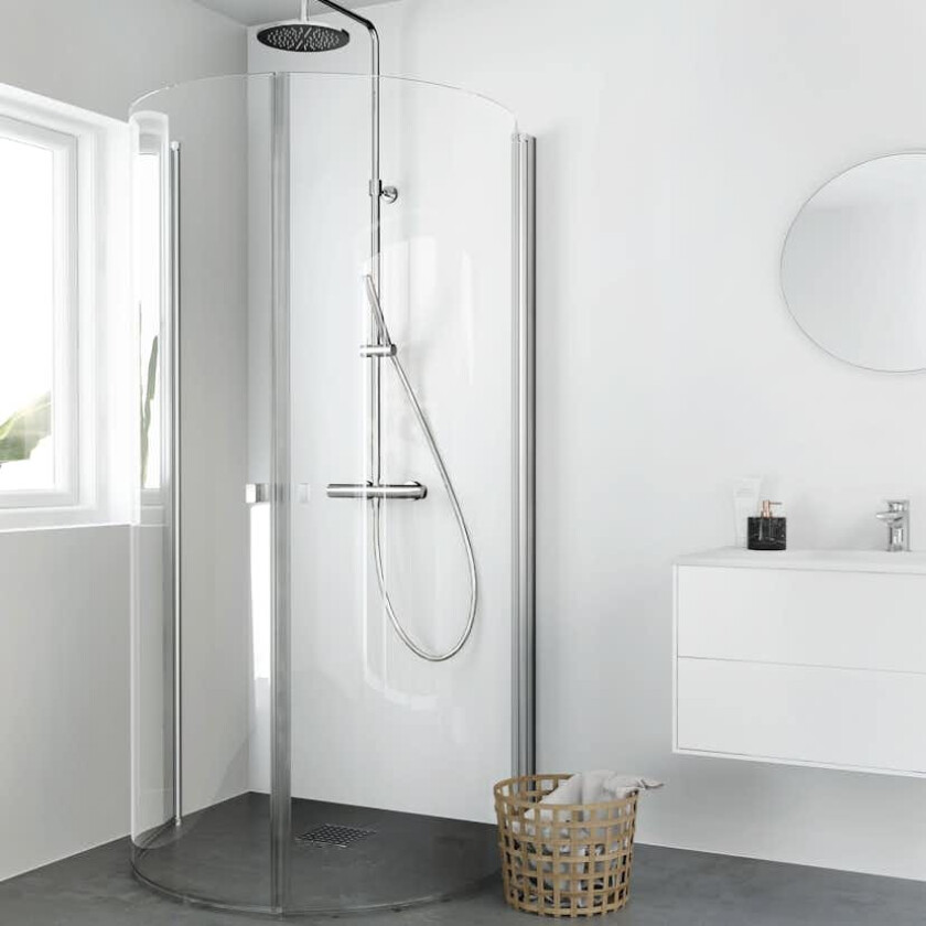 Bilde av Dusjhjørne Hafa Igloo Pro U 80x95 Klarglass