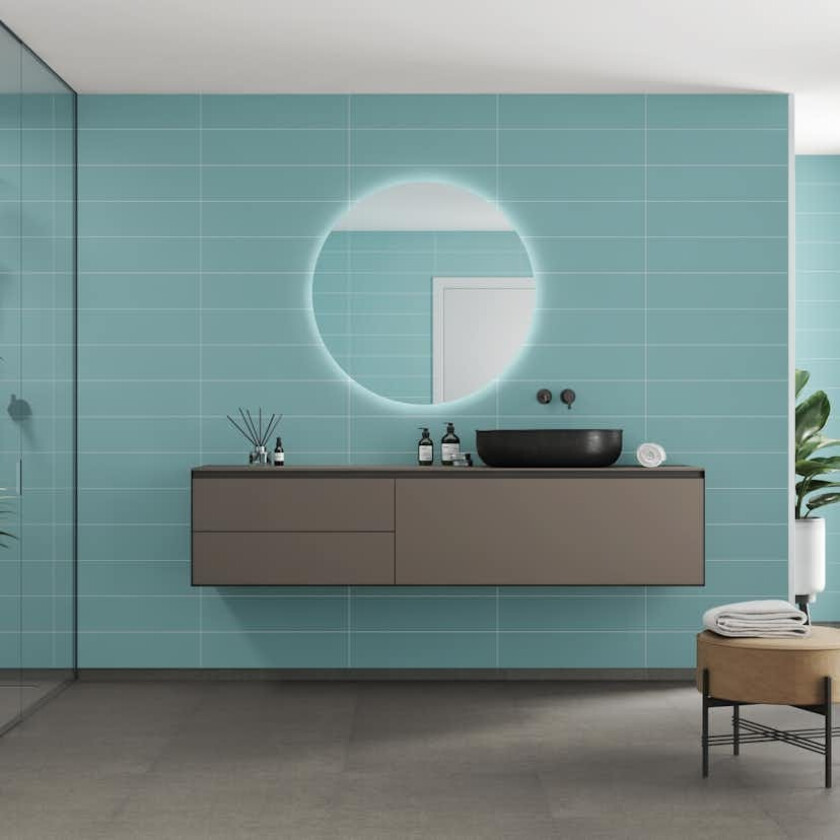 Baderomspanel Fibo 3212-M6015 EM Aqua Mint