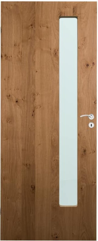 Innerdør Scanflex Bris Eik Rustic Klarglass