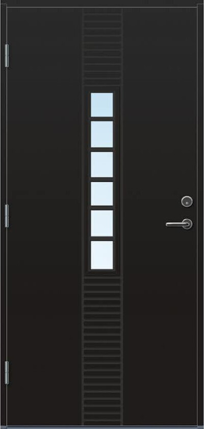 Ytterdør Bygg1 Lillehammer med Kompaktlaminat