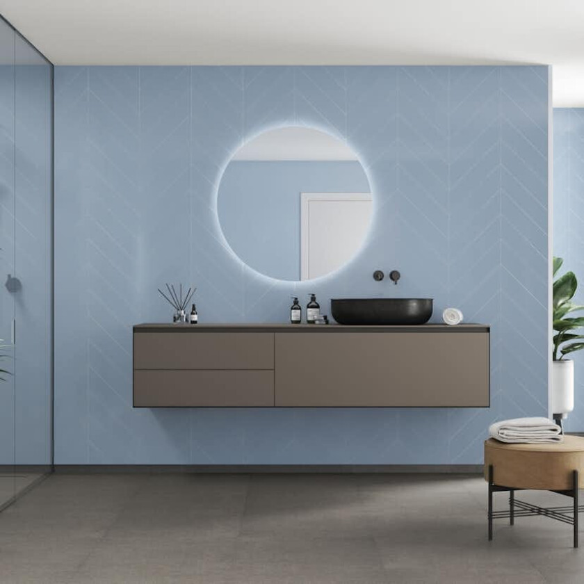 Baderomspanel Fibo 5203-M78 Frozen Blue