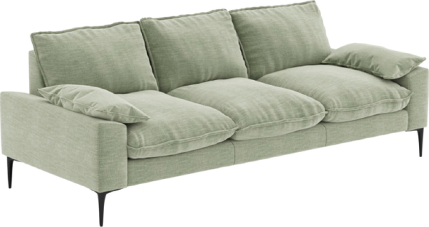 Bilde av NAPLES sofa 3-seter Eucaluptus