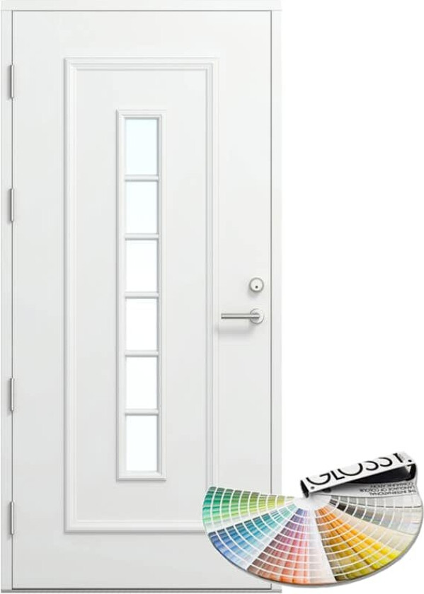 Ytterdør Bygg1 Fjord 11 Klarglass Valgfri Farge