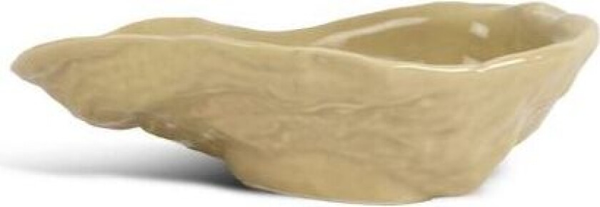 Oyster serveringsskål Beige
