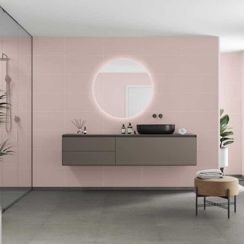 Baderomspanel Fibo 5218-M6030 Dusky Pink