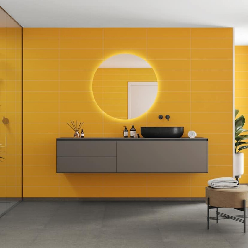 Baderomspanel Fibo 2167-M6015 EM Deep Yellow