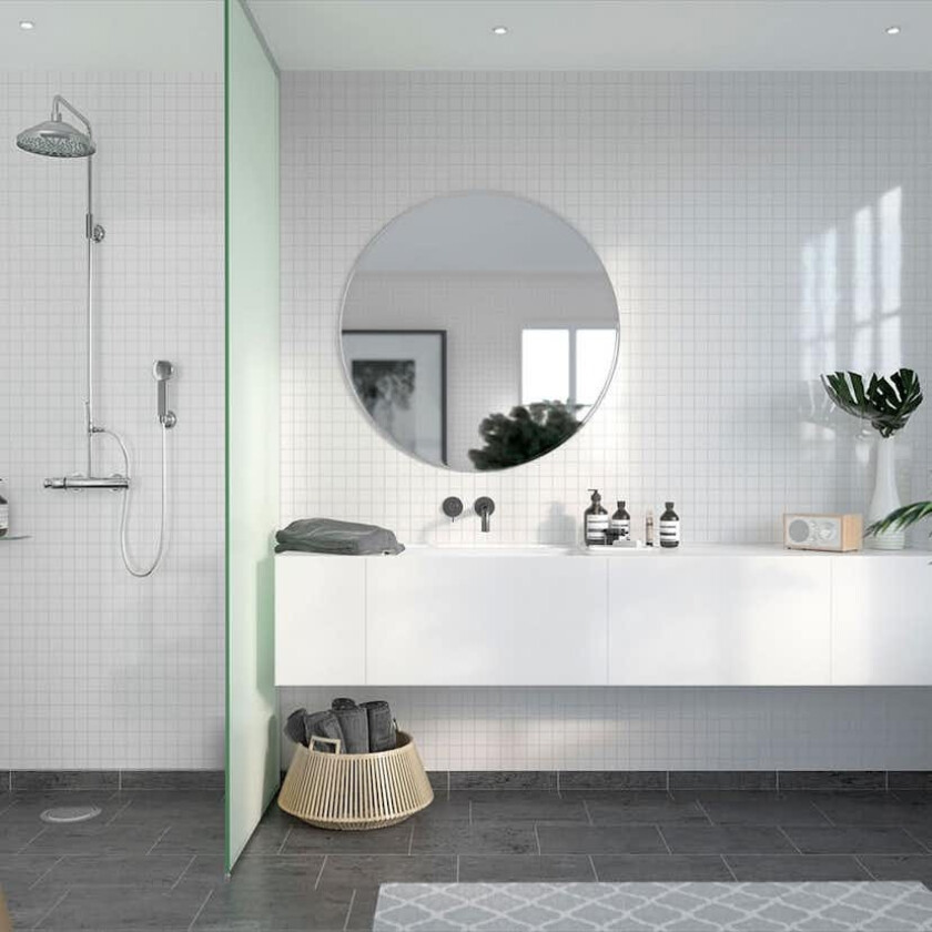 Baderomspanel Fibo 5091 M0303 Athen White