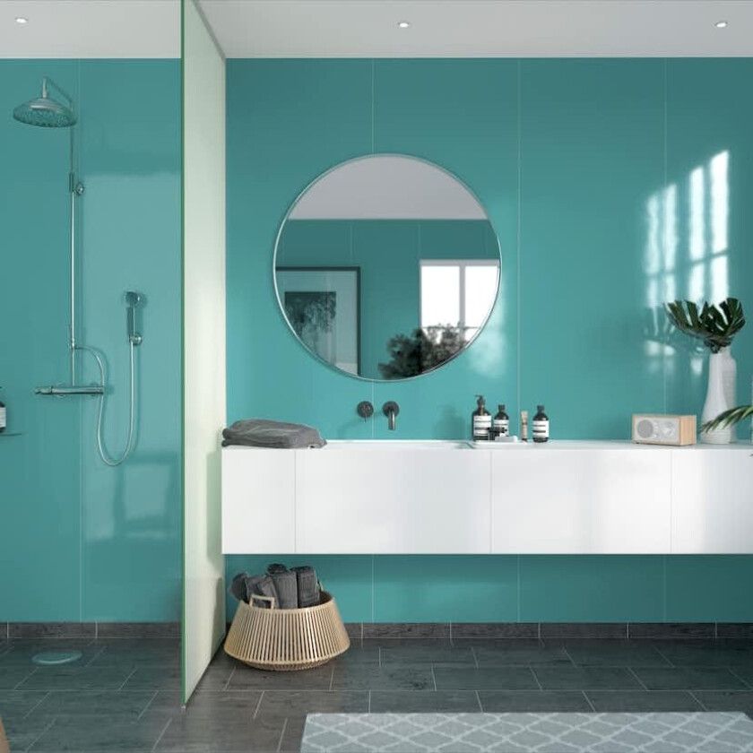 Baderomspanel Fibo 2212 M10 Aquamarine