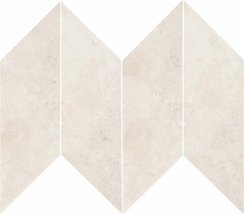 Klinker Bricmate J Chevron Norrvange Ivory Left/Right 10x25 cm