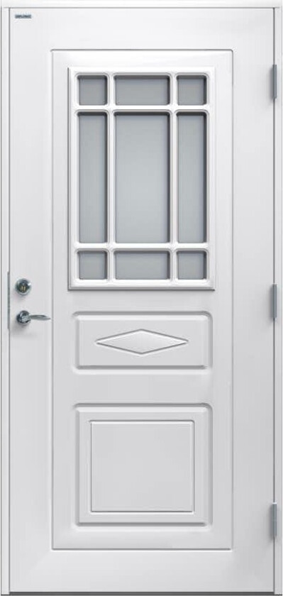 Ytterdør Diplomat Eide Sotet glass